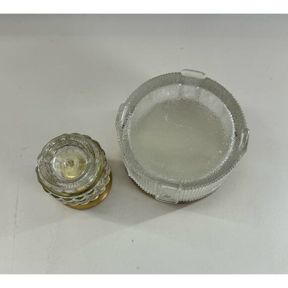 Vintage Vanity Jars Set of 2 1980s/90s - Picture 4 of 6